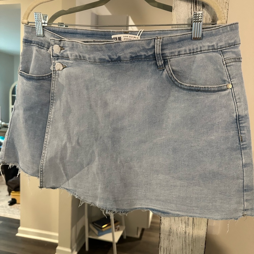 NWT Denim Skort
